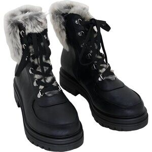 Sun + Stone Orlaa Cold-Weather Lug Sole Boots Black Women's US 10M